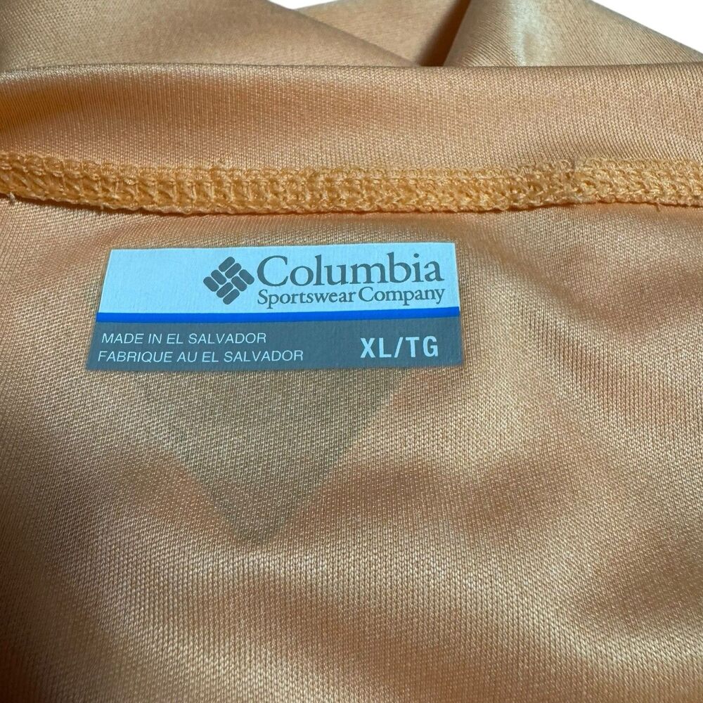 Columbia PFG Melon Long Sleeve Shirt XLarge Orange Fishing‎ - Picture 7 of 12